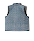 Soi-e:〈手洗い可能〉プリント キルティング リバース ベスト