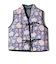 Soi-e:〈手洗い可能〉プリント キルティング リバース ベスト