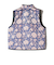 Soi-e:〈手洗い可能〉プリント キルティング リバース ベスト