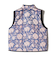Soi-e:〈手洗い可能〉プリント キルティング リバース ベスト