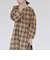 quaranciel:〈手洗い可能〉チェック シェイプ ワンピース