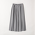《一部追加予約》SHIPS any: ウーステッド ワイド プリーツ マキシ スカート 2