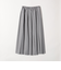 《一部追加予約》SHIPS any: ウーステッド ワイド プリーツ マキシ スカート 2