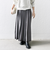 《一部追加予約》SHIPS any: ウーステッド ワイド プリーツ マキシ スカート 2