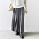 《一部追加予約》SHIPS any: ウーステッド ワイド プリーツ マキシ スカート 2