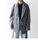 SHIPS any: ウール ミックス シャギー シングル コート