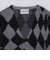 NOMA t.d.: JACQUARD DIAMOND CARDIGAN