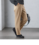 〈手洗い可能〉裏起毛 スリム テーパード パンツ
