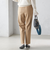 〈手洗い可能〉裏起毛 スリム テーパード パンツ