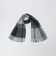 SHIPS: チェック カシミヤ ダブルフェイス マフラー