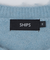 【WEB限定】SHIPS: ワンポイント ロゴ フラッフィ シャギー クルーネック ニット