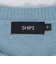 【WEB限定】SHIPS: ワンポイント ロゴ フラッフィ シャギー クルーネック ニット