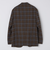 【 SHIPS別注】Errico Formicola:ウール ブラウン×ブルー チェック ジャケット