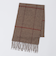 PIACENZA: シルク/ウール グレンチェック マフラー
