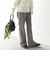 〈手洗い可能〉ストレッチ フレア パンツ