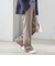 〈手洗い可能〉ストレッチ フレア パンツ