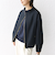 【WEB限定】〈手洗い可能〉 ウールライク ボトル ネック ジップ ブルゾン