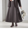 ヘリンボーン ツイード フレア スカート