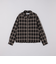 City Ambient Products: オンブレ チェック シャツ ジップ アウター