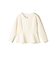 〈手洗い可能〉ストレッチ ダンボール ブラウス（セットアップ対応）