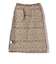 SHIPS Colors:〈手洗い可能〉レオパード ジャカード スカート