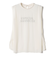 SHIPS Colors:〈手洗い可能〉フロッキーロゴ ノースリーブ トップス