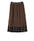 SHIPS Colors:合成皮革 ワイド プリーツ スカート◇