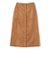 SHIPS Colors:フェイクスエード（ポリエステル）スカート◇