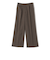 SHIPS Colors:〈洗濯機可能〉裏起毛 チェック ワイド パンツ