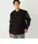 SHIPS Colors:ウール ミックス スタジアム ブルゾン ブラック