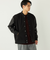 SHIPS Colors:ウール ミックス スタジアム ブルゾン ブラック