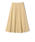 SHIPS Colors:〈手洗い可能〉フェイクスエード（ポリエステル）フレアスカート