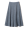 SHIPS Colors:〈手洗い可能〉フェイクスエード（ポリエステル）フレアスカート