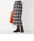 SHIPS Colors:起毛 チェック タイトスカート◇