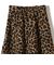 SHIPS Colors:〈手洗い可能〉レオパード ジャカード タック スカート