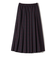 SHIPS Colors:チェック ワイド プリーツ スカート