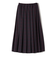 SHIPS Colors:チェック ワイド プリーツ スカート