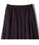 SHIPS Colors:チェック ワイド プリーツ スカート