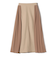 SHIPS Colors:〈手洗い可能〉プリーツ コンビ スカート