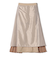 SHIPS Colors:〈手洗い可能〉プリーツ コンビ スカート