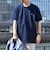 【SHIPS any別注】LACOSTE: ワンポイント ロゴ ピケ クルーネック Tシャツ 24SS◇