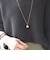 ガラス パール アジャスター ロング ネックレス