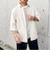 SHIPS any: 〈洗濯機可能〉コットン / リネン ７分袖 レギュラー シャツ 24SS◇
