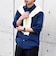 SHIPS any: 〈洗濯機可能〉コットン / リネン ７分袖 レギュラー シャツ 24SS◇