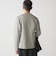 SHIPS: コットン ハイゲージ ポンチ ライト ロングスリーブ Tシャツ