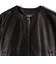 SHEEP レザー ノーカラー ブルゾン