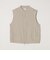 SHIPS any:〈洗濯機可能〉NOVELTEX リネン ジップ ベスト(セットアップ対応)◇