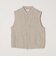 SHIPS any:〈洗濯機可能〉NOVELTEX リネン ジップ ベスト(セットアップ対応)◇