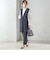 〈手洗い可能〉トリアセテート混 ロング ジレ（セットアップ対応可）