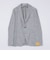 TAGLIATORE: メランジ グレー ホップサック ジャケット